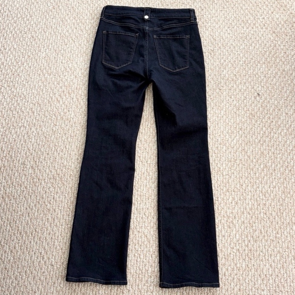 WHBM High Rise Tab Waist Bootcut Jean - Picture 7 of 16